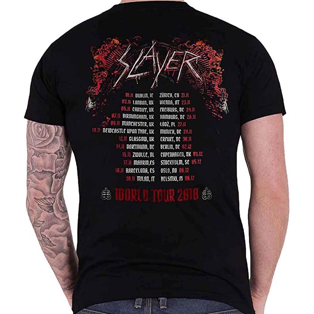 Billede af Slayer Baphomet European Tour 2018 T-shirt BACK