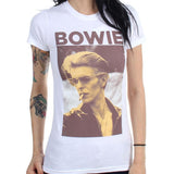 Billede af David Bowie Smoking T-shirt til kvinder