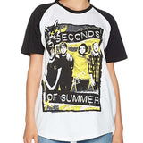 Billede af 5 Seconds of Summer Splatter T-shirt til kvinder