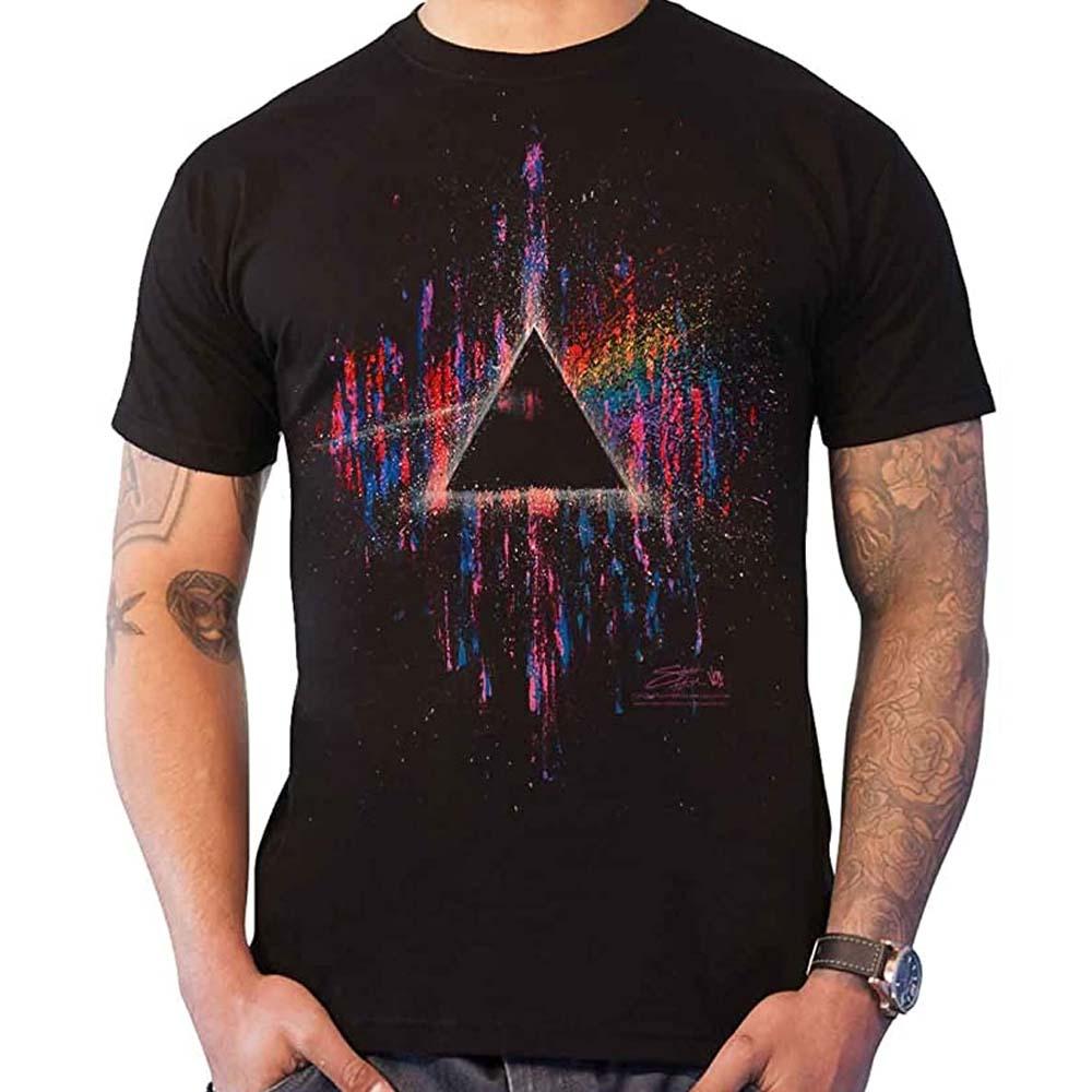 Billede af Pink Floyd Dark Side of the Moon Pink Splatter T-shirt