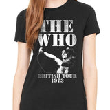 Billede af The Who British Tour 1973 T-shirt til kvinder