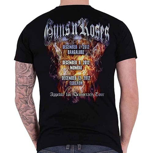 Billede af Guns N' Roses Torso T-shirt back
