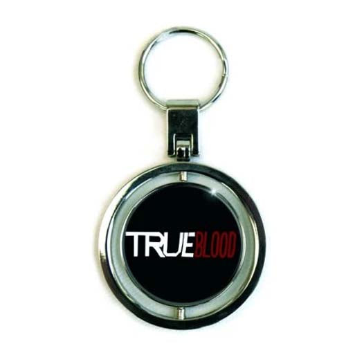 Billede af True Blood Bottle Label Nøglering front