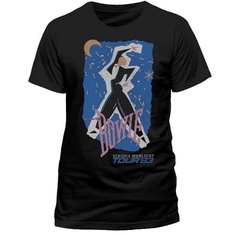 Billede af David Bowies 83 Tour t-shirt back