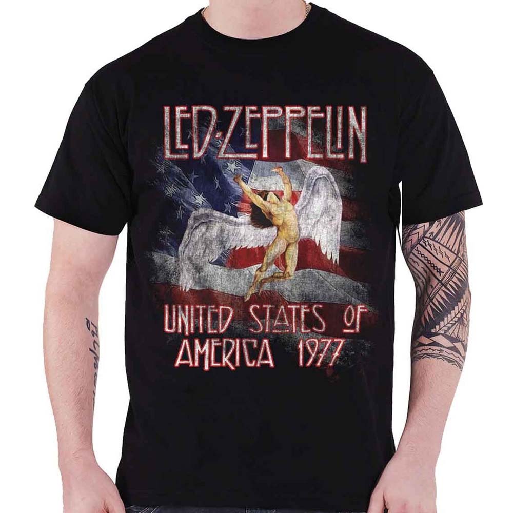 Billede af Led Zeppelin Stars N' Stripes USA '77. T-shirt