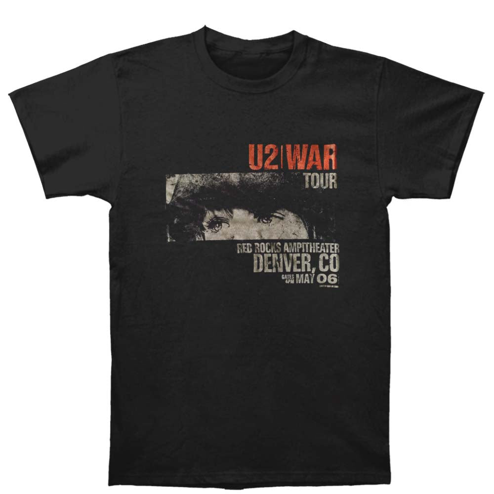 Billede af U2 War Red Rocks T-shirt
