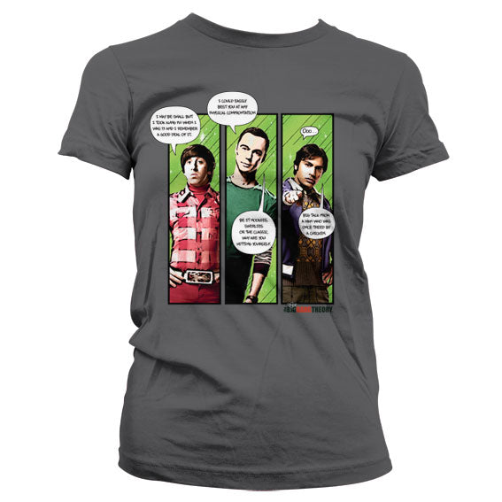 Billede af The Big Bang Theory, Superhero Quips T-shirt (Kvinder)