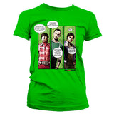 Billede af The Big Bang Theory, Superhero Quips T-shirt (Kvinder)