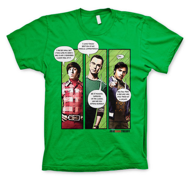Billede af The Big Bang Theory, Superhero Quips T-Shirt