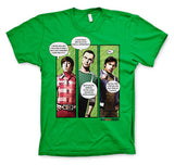 Billede af The Big Bang Theory, Superhero Quips T-Shirt