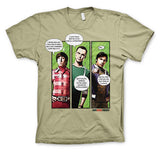 Billede af The Big Bang Theory, Superhero Quips T-Shirt