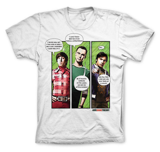 Billede af The Big Bang Theory, Superhero Quips T-Shirt