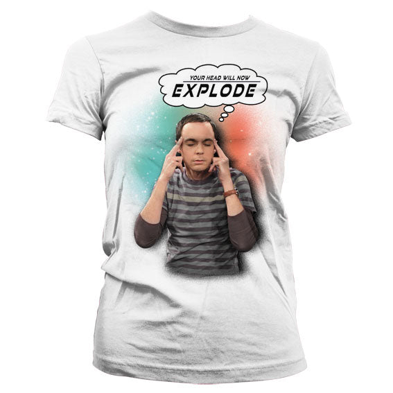 Billede af The Big Bang Theory, Sheldon - Your Head Will Now Explode T-shirt (Kvinder)