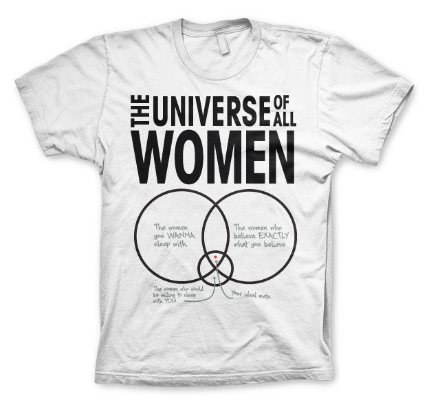 Billede af The Big Bang Theory, The Universe Of All Women T-Shirt