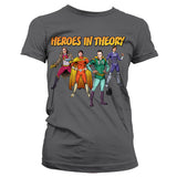 Billede af The Big Bang Theory, Heroes In Theory T-shirt (Kvinder)