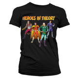 Billede af The Big Bang Theory, Heroes In Theory T-shirt (Kvinder)
