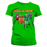 Billede af The Big Bang Theory, Heroes In Theory T-shirt (Kvinder)