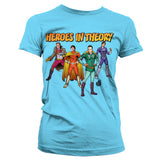 Billede af The Big Bang Theory, Heroes In Theory T-shirt (Kvinder)