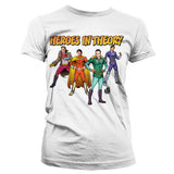 Billede af The Big Bang Theory, Heroes In Theory T-shirt (Kvinder)