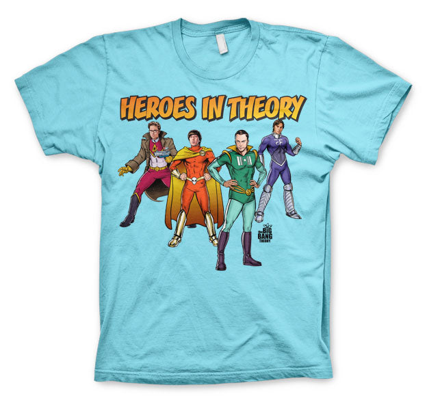 Billede af The Big Bang Theory, Heroes In Theory T-Shirt