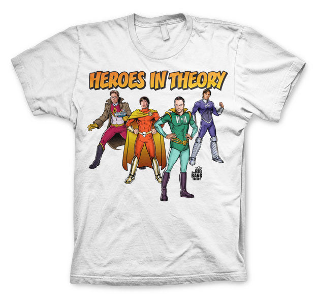 Billede af The Big Bang Theory, Heroes In Theory T-Shirt