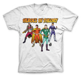 Billede af The Big Bang Theory, Heroes In Theory T-Shirt
