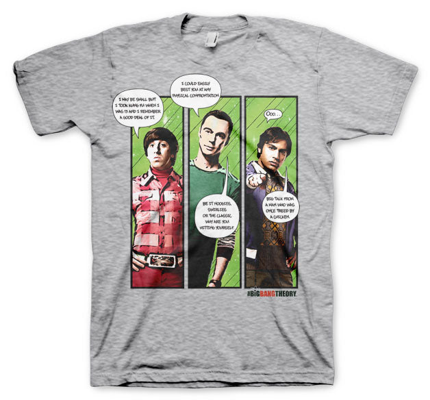 Billede af The Big Bang Theory, Superhero Quips T-Shirt