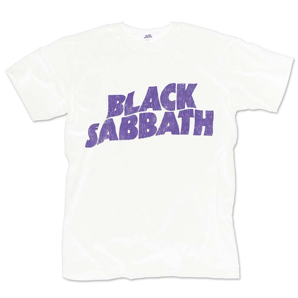 Billede af Black Sabbath Wavy Logo T-shirt til børn white