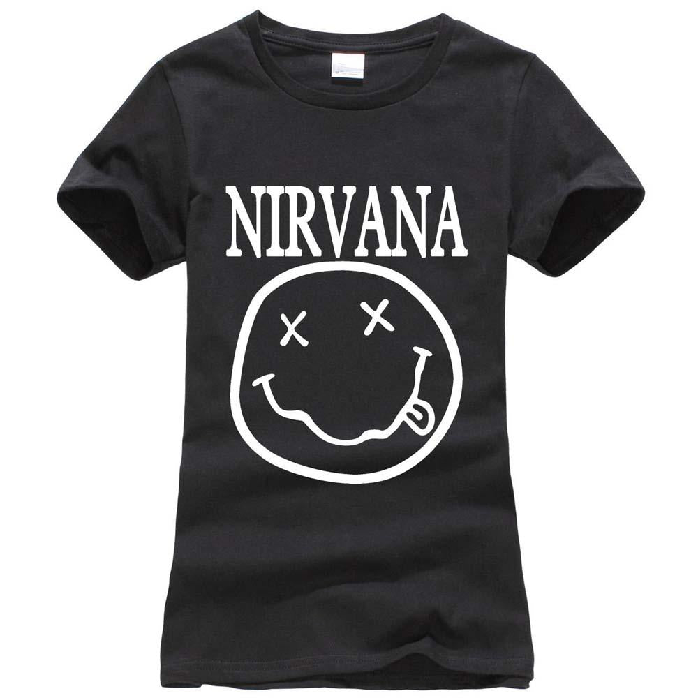 Billede af Nirvana White Smiley T-shirt
