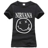 Billede af Nirvana White Smiley T-shirt
