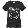 Billede af Nirvana White Smiley T-shirt