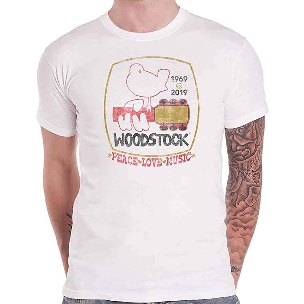 Woodstock - Peace Love Music T-shirt